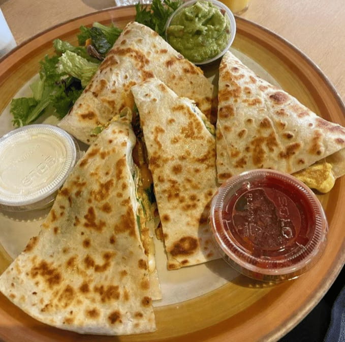 Morning Quesadilla Special.