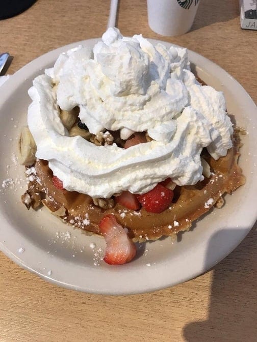 Tropical Waffle.